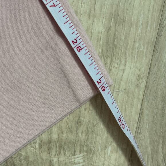 Ann Taylor High Rise Stretch Cotton Ankle Trouser Pants | Light Pink | 12 Tall - Picture 10 of 10